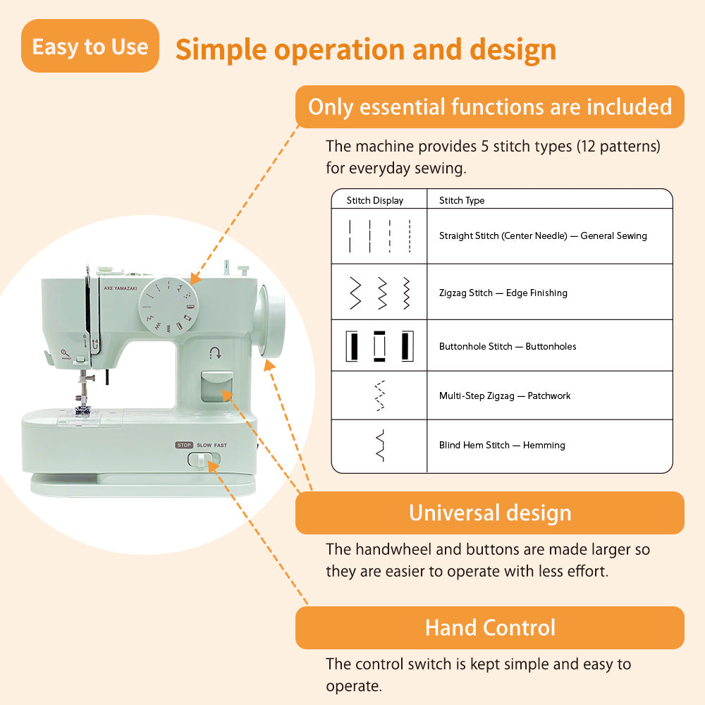 Axe Yamazaki sewing machine (YS-10)