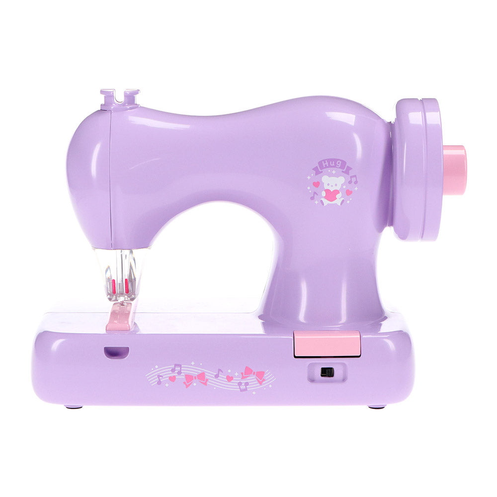 Yarn Sewing Machine "Hug" for Kids Beginners, toy sewing mahchine, Easy Sewing, Safety Finger Guard, LED Lighting, with Sewing Kit,Birthday Christmas Gift for Kids Girls 6+years,